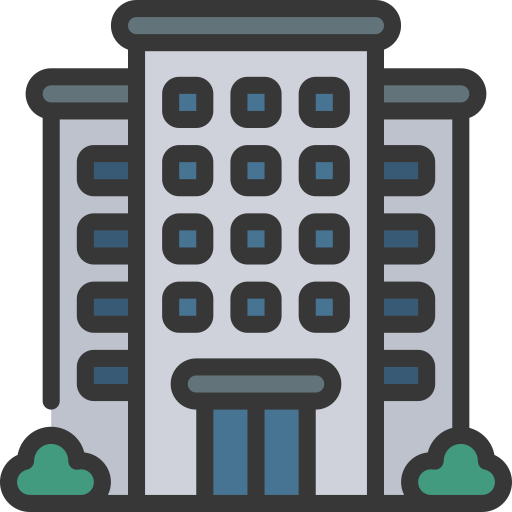 Office building icon for Enterprise Plan